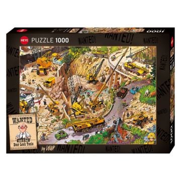 Heye Seek & Find Wanted Door Lock Tonio 1000 Piece Jigsaw Puzzle