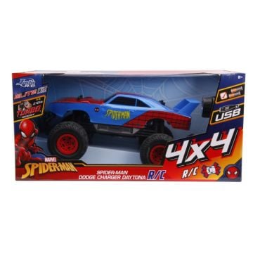 Hollywood Rides Dodge Charger Daytona Spider-Man 1:12 RC Car (Image 1)