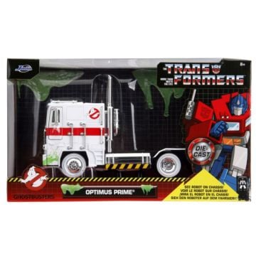 Hollywood Rides Optimus Prime X Ghostbusters Ecto-1 Mash-up 1:24 Scale Diecast Vehicle