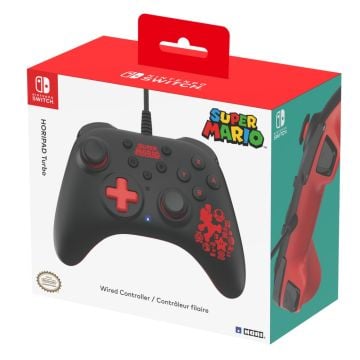 HORI HORIPAD Turbo Wired Gaming Controller for Nintendo Switch (Mario)