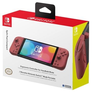 Hori Switch Split Pad Compact Apricot Red