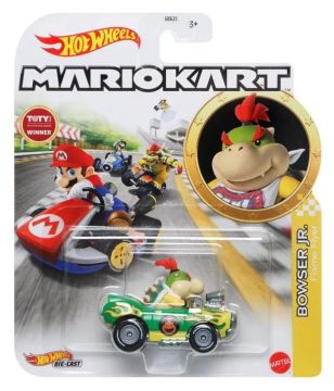 Hot Wheels Mario Kart Bowser Jr Flame Flyer