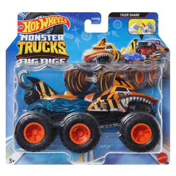 Hot Wheels Monster Trucks Big Rigs Tiger Shark