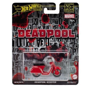 Hot Wheels Premium Pop Culture Marvel Deadpool Deadpool Scooter (Image 1)