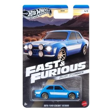Hot Wheels Silver Series Fast & Furious Brian OConnor 1970 Ford Escort RS1600 Diecast Car (Image 2)