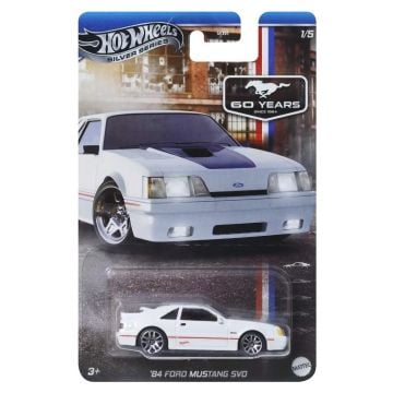 Hot Wheels Silver Series Mustang 60 Years 1984 Ford Mustang SVD Diecast Car