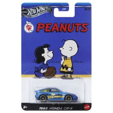 Hot Wheels Silver Series Peanuts 1985 Honda CR-X Diecast Car