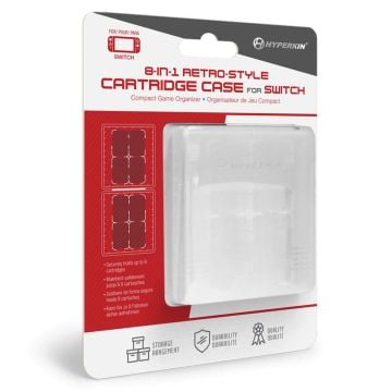 Hyperkin 8-in-1 Retro-Style Cartridge Case for Nintendo Switch