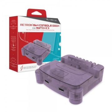 Hyperkin RetroN S64 Purple Dock for Switch