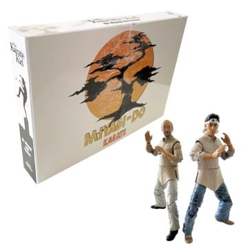 Icon Heroes Karate Kid Mr. Miyagi & Daniel Larusso Training 6" Action Figure Set