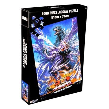 Ikon Godzilla vs Megaguirus 1000 Piece Jigsaw Puzzle (Image 1)