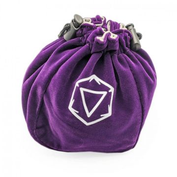 Imaginary Adventures Velvet Purple Dice Bag