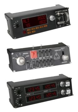 Logitech Pro Flight Multi Instrument, Switch and Radio Panels Bundle