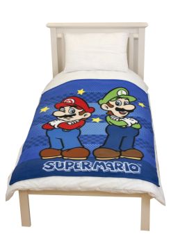 Mario Race Fleece Blanket