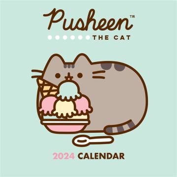 Impact Pusheen 2024 Square Wall Calendar