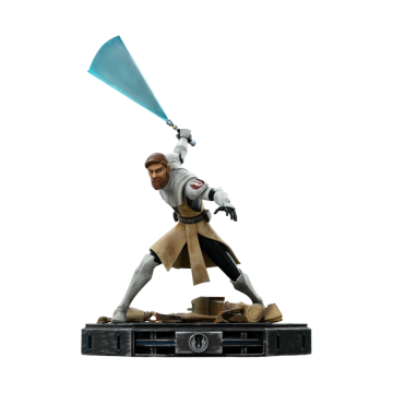Star Wars Clone Wars Obi-Wan Kenobi 1:10 Scale Statue0