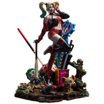 Iron Studios DC Batman: Gotham City Sirens Deluxe Harley Quinn 1:10 Scale Statue