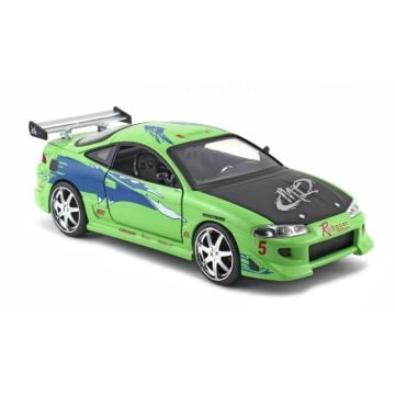 Jada Fast & Furious Brian's Mistubishi Eclipse 1:24 Scale Diecast Car