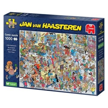 Jan Van Haasteren At The Hairdressers 1000 Piece Jigsaw Puzzle (Image 1)