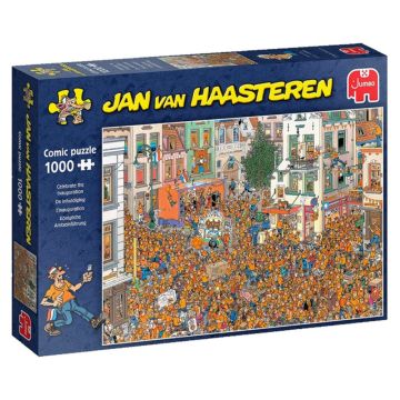 Jan Van Haasteren Celebrate The Inauguration 1000 Piece Jigsaw Puzzle (Image 1)
