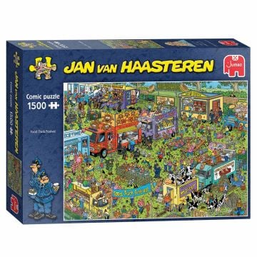 Jan Van Haasteren Food Truck Festival 1500 Piece Jigsaw Puzzle0