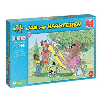Jan Van Haasteren Junior A Slippery Slide 150 Piece Jigsaw Puzzle (Image 1)