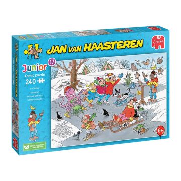 Jan Van Haasteren Junior Ice Skating 240 Piece Jigsaw Puzzle (Image 2)