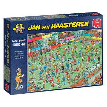 Jan Van Haasteren Women's Soccer 1000 Piece Jigsaw Puzzle