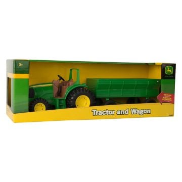 John Deere 20cm ERTL Tractor And Wagon