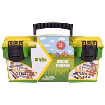 John Deere Kids Deluxe Toolbox (18 Pieces)