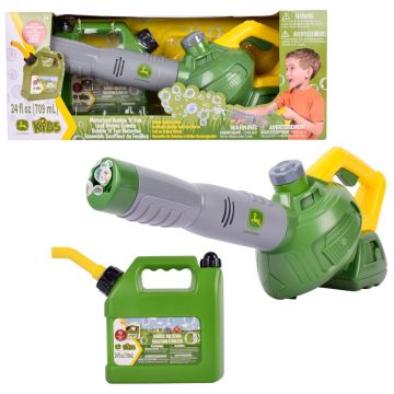 John Deere Kids Motorized Bubble N Fun Leaf Blower Combo