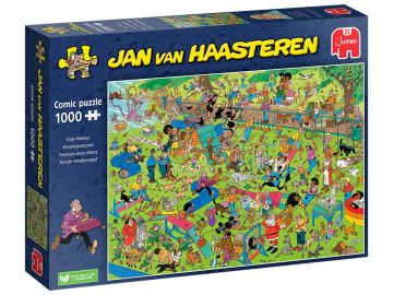 Jan Van Haasteren Dog Parkour 1000 Piece Puzzle