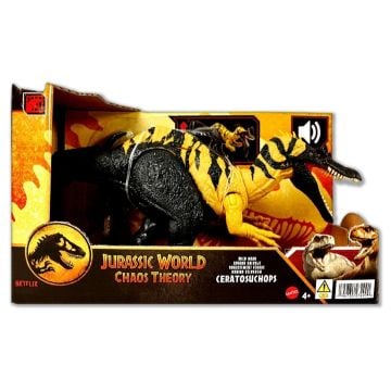 Jurassic World Chaos Theory Wild Roar Ceratosuchops Action Figure