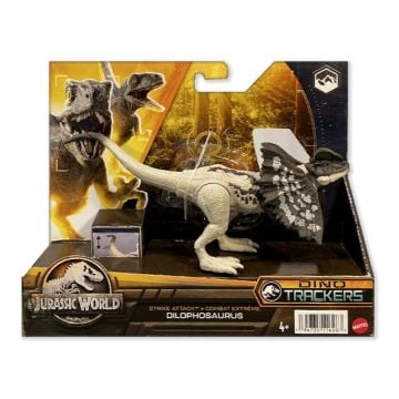 Jurassic World Dino Trackers Strike Attack Dilophosaurus Action Figure
