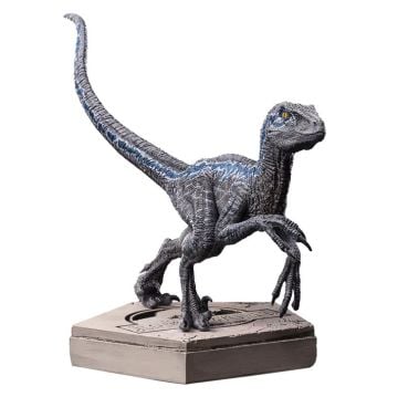 Jurassic World  Velociraptor Blue Icons Statue