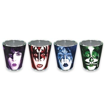 KISS Shot Glass 4 Pack (Image 1)
