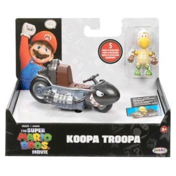 The Super Mario Bros. Movie Koopa Troopa With Kart Figure