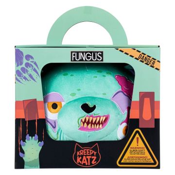 Kreepy Katz Fungus 30cm Plush in Pet Carrier (Image 1)