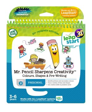 LeapFrog LeapStart Mr. Pencil Sharpens Creativity Activity Book