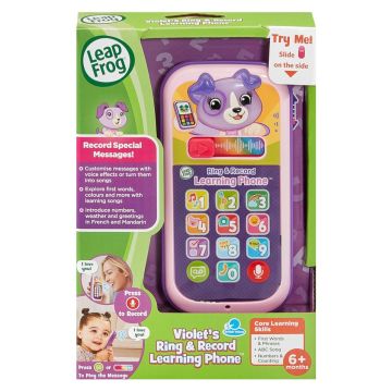 Leapfrog Violets Ring & Record Learning Phone