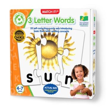 Learning Journey Match It! 3 Letter Word