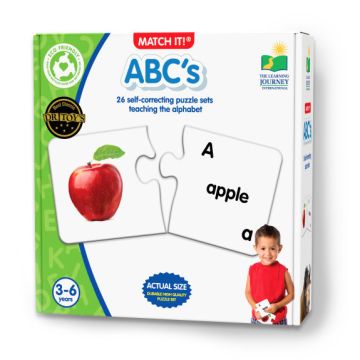 Learning Journey Match It! ABCS Educational Puzzle