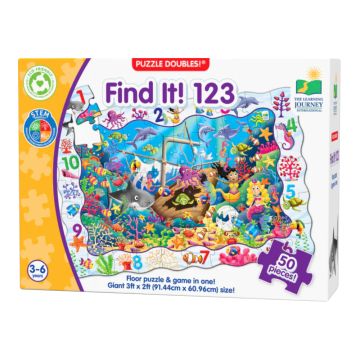 Learning Journey Puzzle Doubles Find It! 123 50 Piece Jigsaw Puzzle
