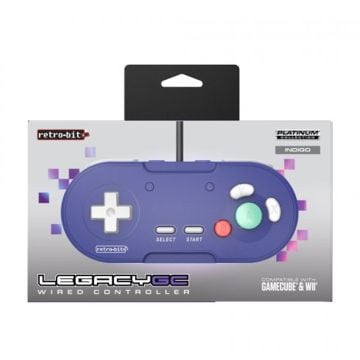 Legacy GameCube Wired Controller Indigo