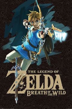 Legend of Zelda Breath of the Wild Game Cover Poster