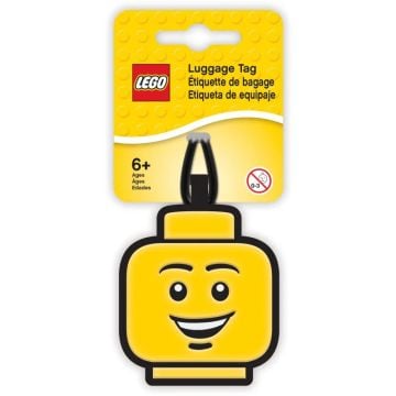 LEGO Boy Face Luggage Tag