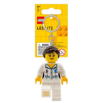 Lego Female Nurse Key Light