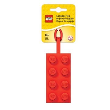 Lego Red Brick Luggage Tag (Image 1)