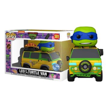 Teenage Mutant Ninja Turtles Mutant Mayhem Leonardo in Turtle Van Ride Funko POP! Vinyl