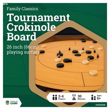 Let's Play Games Tournament Crokinole Board Game